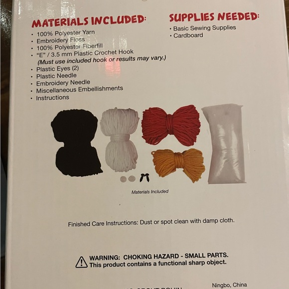 NEW Christmas Crochet Bundle of small reindeer penguin and gingerbread man kits - Picture 6 of 8